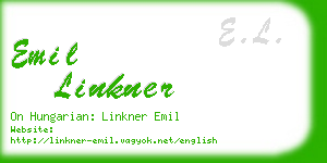 emil linkner business card